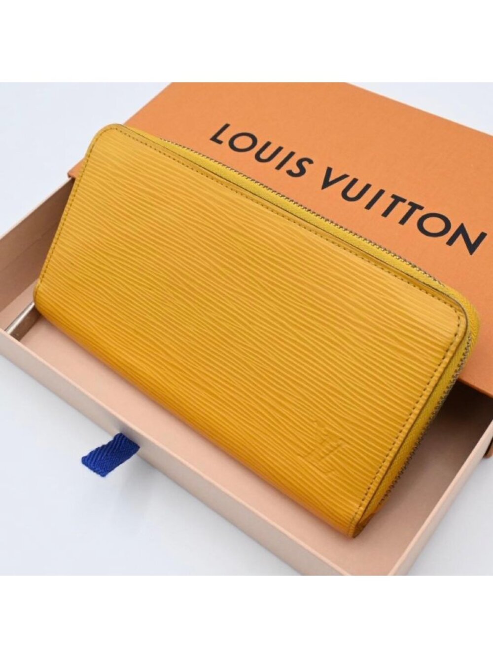Louis Vuitton Epi Wallet Zippy Yellow Zip Around